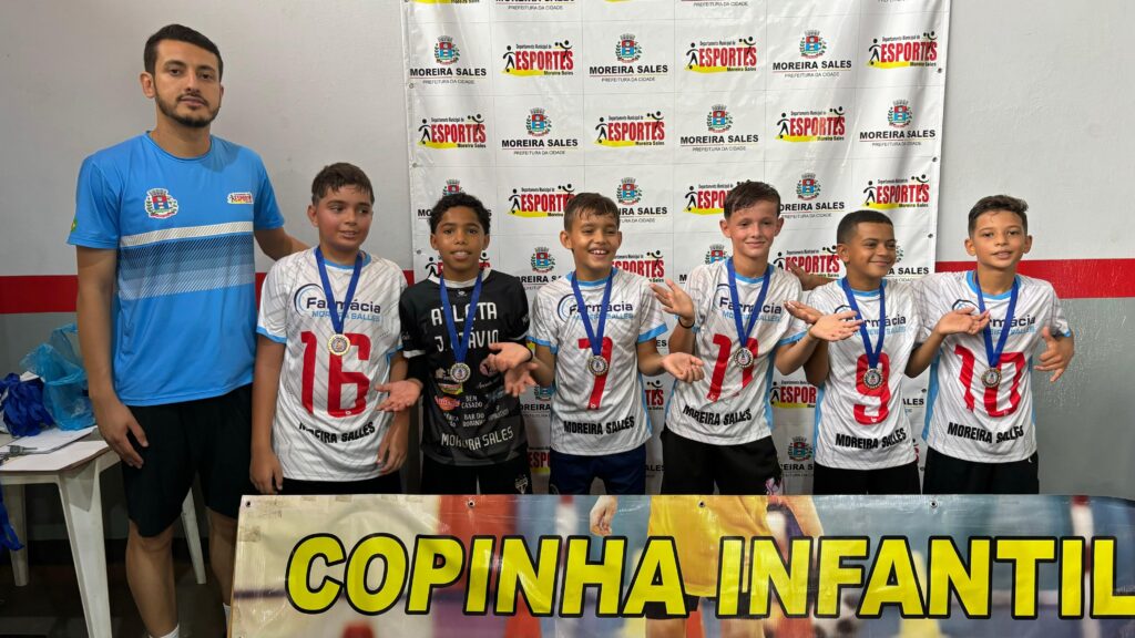 Finais da 11° Copinha de Futsal Infantil marcaram o sábado em Moreira Sales