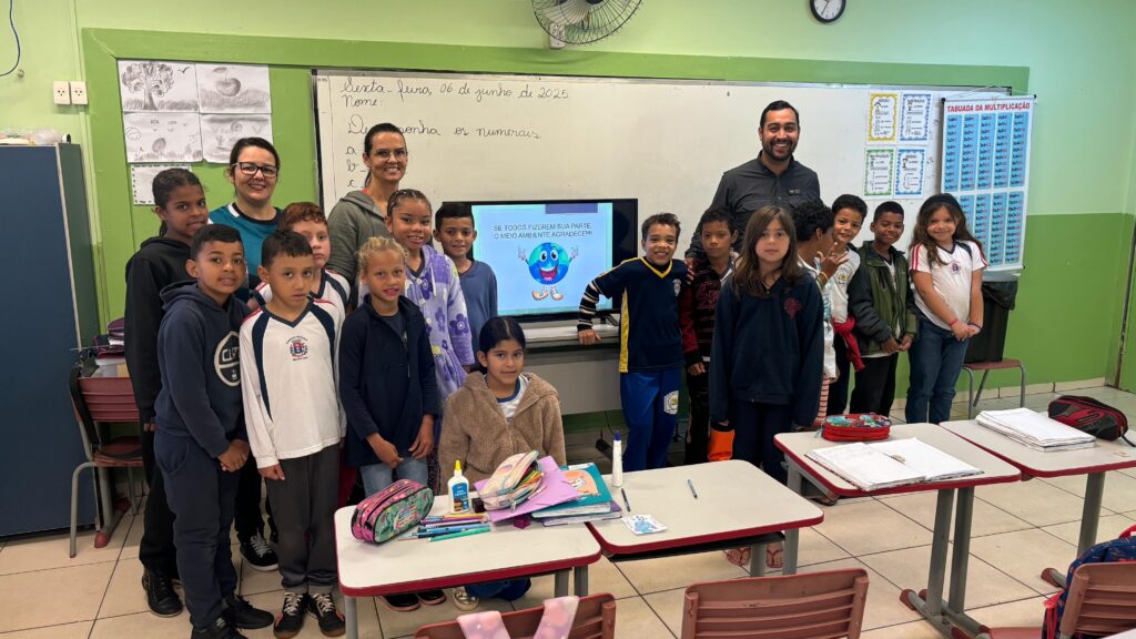 Alunos da Escola Eulália participam de palestra sobre preservação ambiental